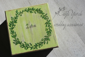 Casket for wedding rings CFW-04